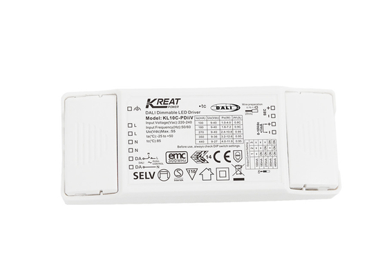 10W Flicker Free DALI2.0 Dimmable LED Driver KL10C-PDiiV
